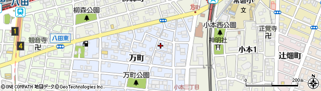 愛知県名古屋市中川区万町903周辺の地図