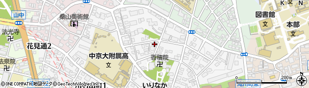 愛知県名古屋市昭和区川名山町24周辺の地図