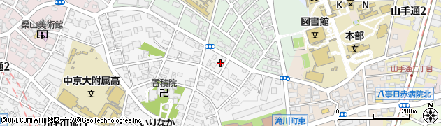 愛知県名古屋市昭和区川名山町36-2周辺の地図