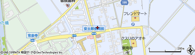 滋賀中央信用金庫安土支店周辺の地図