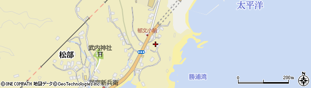 尾名浦周辺の地図