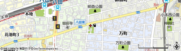 愛知県名古屋市中川区万町2409周辺の地図