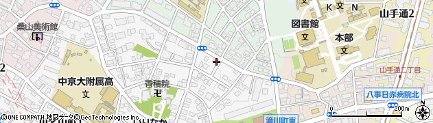 愛知県名古屋市昭和区川名山町36-3周辺の地図