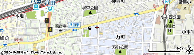 愛知県名古屋市中川区万町2401周辺の地図