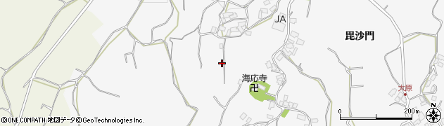 神奈川県三浦市南下浦町毘沙門1622周辺の地図
