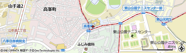 愛知県名古屋市千種区萩岡町60周辺の地図
