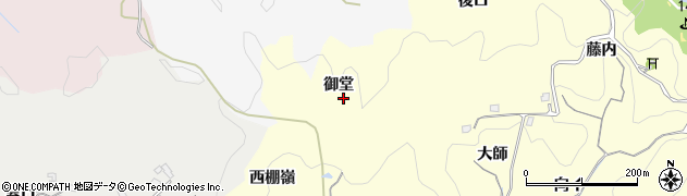 愛知県豊田市芳友町御堂周辺の地図