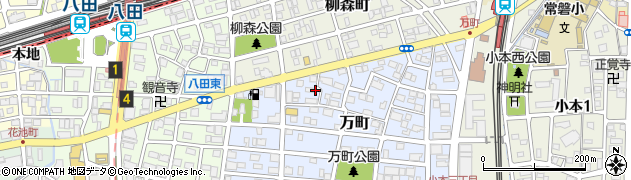愛知県名古屋市中川区万町2302周辺の地図