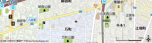 愛知県名古屋市中川区万町1301周辺の地図