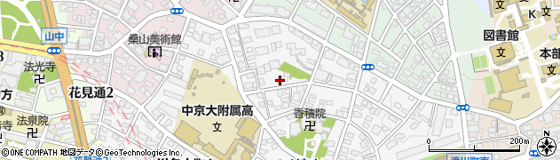 愛知県名古屋市昭和区川名山町10-2周辺の地図