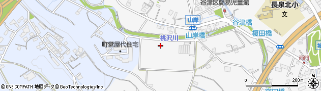 桃沢川周辺の地図