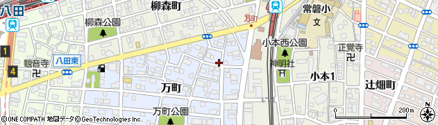 愛知県名古屋市中川区万町1003周辺の地図