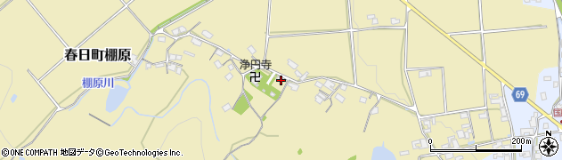 兵庫県丹波市春日町棚原277周辺の地図