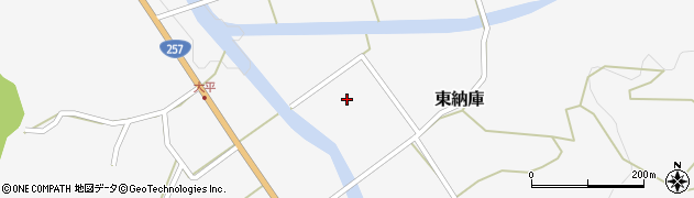 愛知県設楽町（北設楽郡）東納庫（下広見）周辺の地図