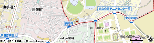 愛知県名古屋市千種区萩岡町58周辺の地図