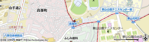 愛知県名古屋市千種区萩岡町61周辺の地図