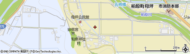 兵庫県丹波市柏原町母坪周辺の地図