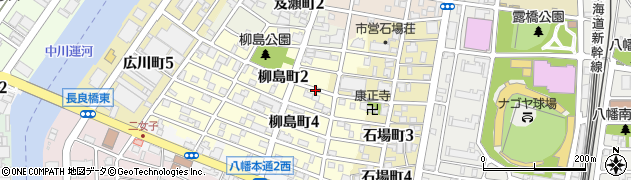 愛知県名古屋市中川区柳島町2丁目周辺の地図