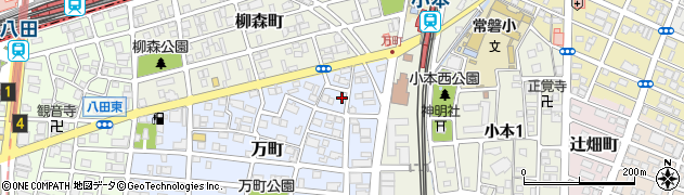 愛知県名古屋市中川区万町1007周辺の地図