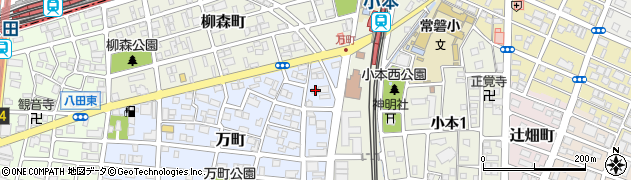 愛知県名古屋市中川区万町212周辺の地図