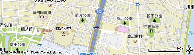 富田工場前周辺の地図