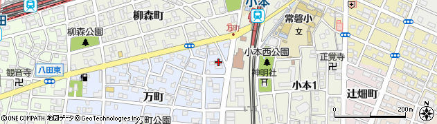 愛知県名古屋市中川区万町205周辺の地図
