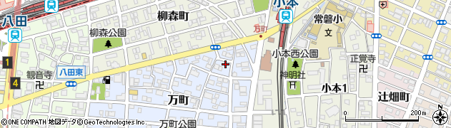 愛知県名古屋市中川区万町1006周辺の地図