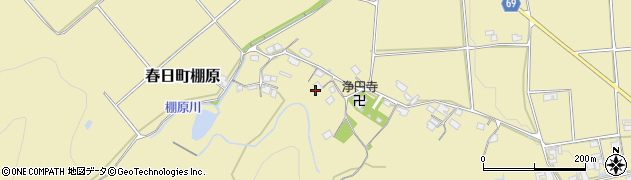 兵庫県丹波市春日町棚原297周辺の地図