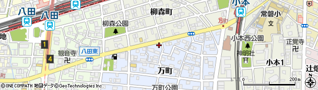 愛知県名古屋市中川区万町2201周辺の地図
