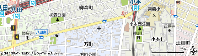 愛知県名古屋市中川区万町1203周辺の地図