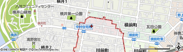 愛知県名古屋市中川区横前町86周辺の地図