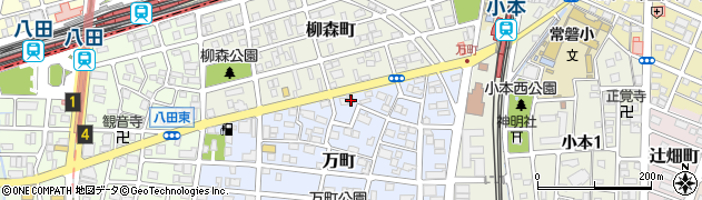 愛知県名古屋市中川区万町1212周辺の地図