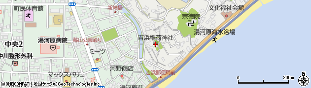 吉浜稲荷神社周辺の地図