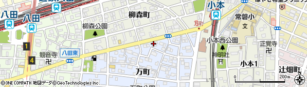 愛知県名古屋市中川区万町1213周辺の地図