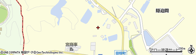 愛知県豊田市田籾町広久手周辺の地図