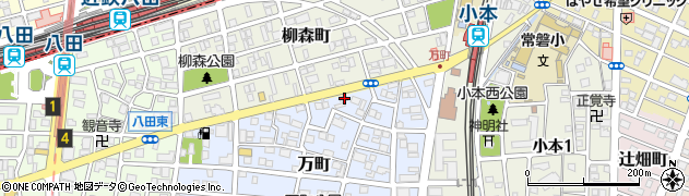 愛知県名古屋市中川区万町1214周辺の地図