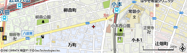 愛知県名古屋市中川区万町1102周辺の地図