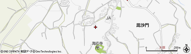 神奈川県三浦市南下浦町毘沙門1632周辺の地図