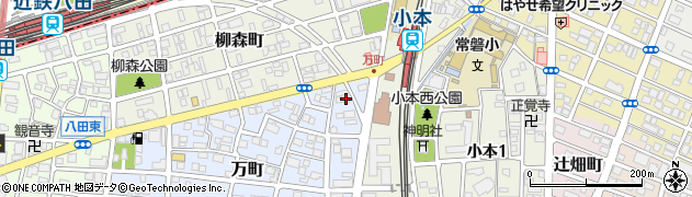愛知県名古屋市中川区万町203周辺の地図