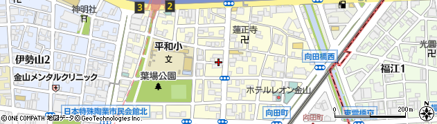 愛知県名古屋市中区平和周辺の地図