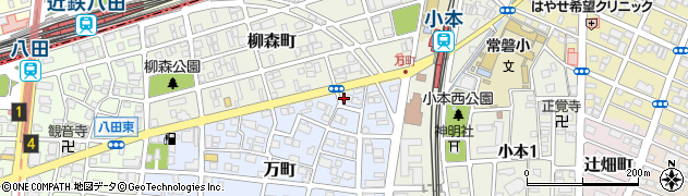 愛知県名古屋市中川区万町1105周辺の地図