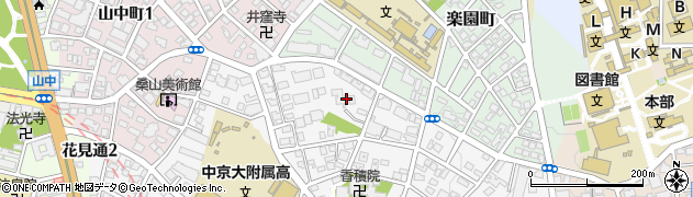 愛知県名古屋市昭和区川名山町7周辺の地図