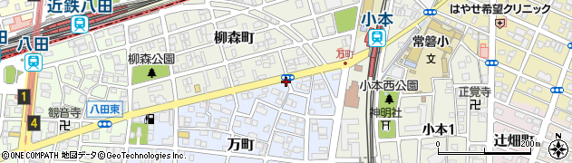 愛知県名古屋市中川区万町1201周辺の地図