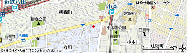 愛知県名古屋市中川区万町202周辺の地図