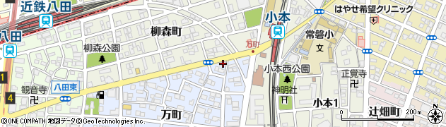 愛知県名古屋市中川区万町1101周辺の地図