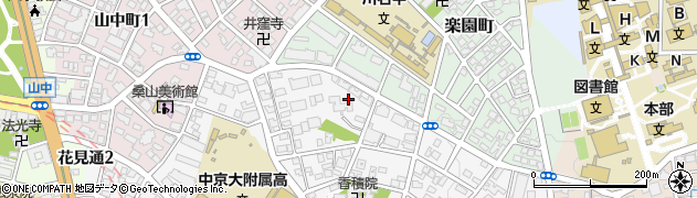 愛知県名古屋市昭和区川名山町3周辺の地図