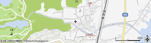 滋賀県大津市小野1305周辺の地図