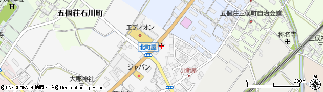 滋賀県東近江市五個荘北町屋町149周辺の地図