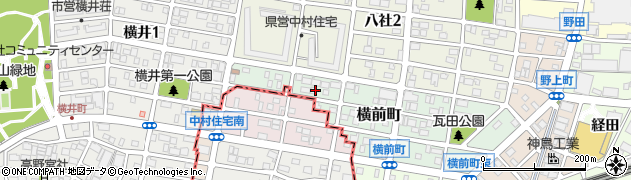 愛知県名古屋市中村区横前町124周辺の地図