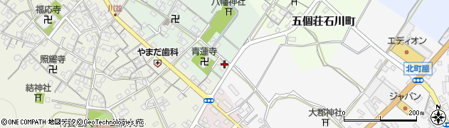 滋賀県東近江市五個荘塚本町78周辺の地図